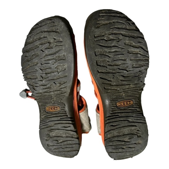 Keen Newport Closed Toe Sport Sandals Size 9 Orange Waterproof Hiking Sandals - Picture 8 of 13